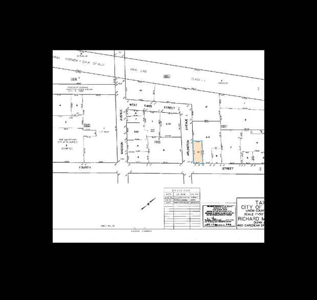 130 W 4th St, Plainfield, NJ for lease - Plat Map - Image 1 of 1