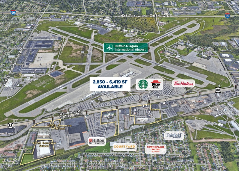 4255 Genesee St, Cheektowaga, NY for lease - Aerial - Image 2 of 5