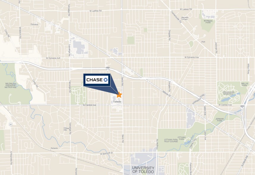 3301 Secor Rd, Toledo, OH for sale - Aerial - Image 1 of 1