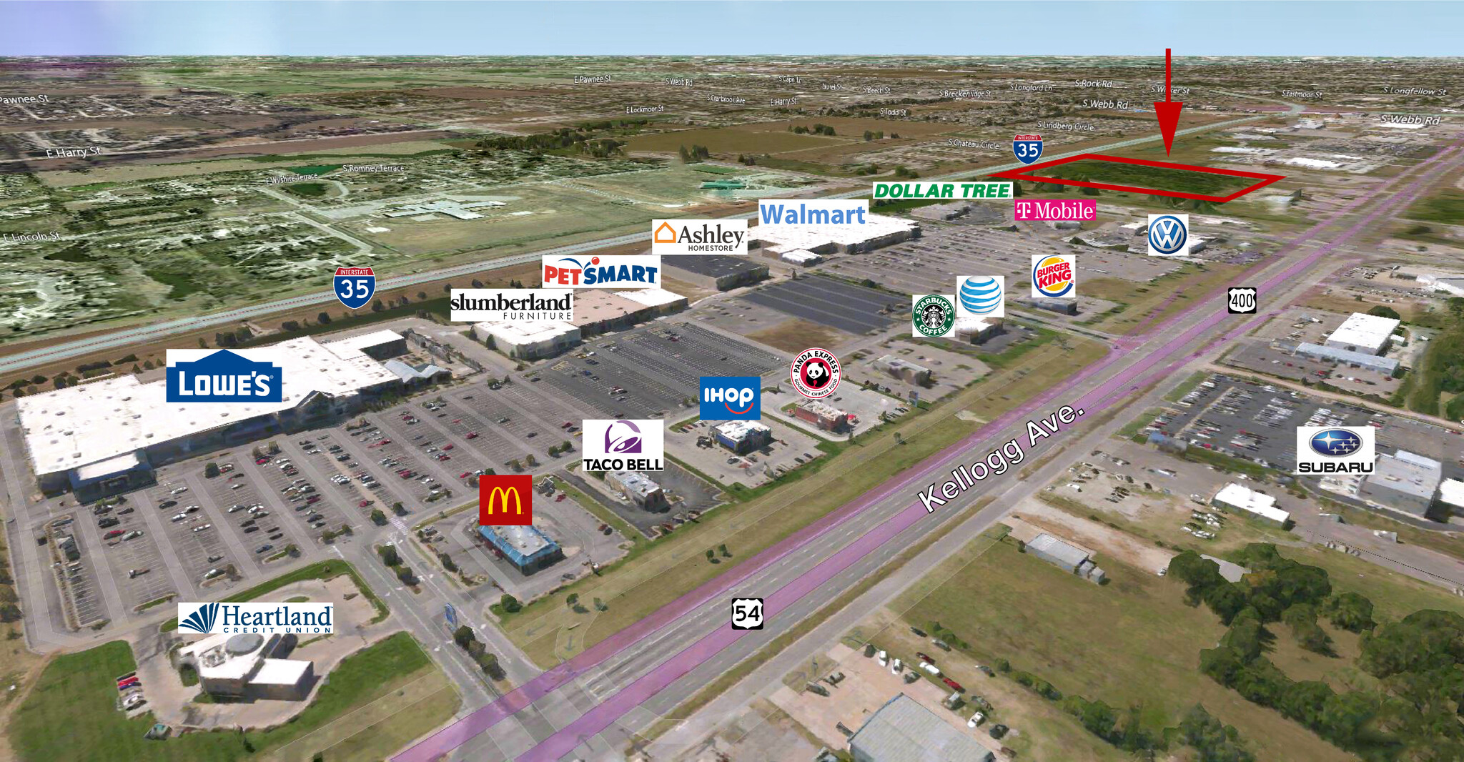 Trig St @ Gilbert, Wichita, KS 67207 - East Kellogg Development Land