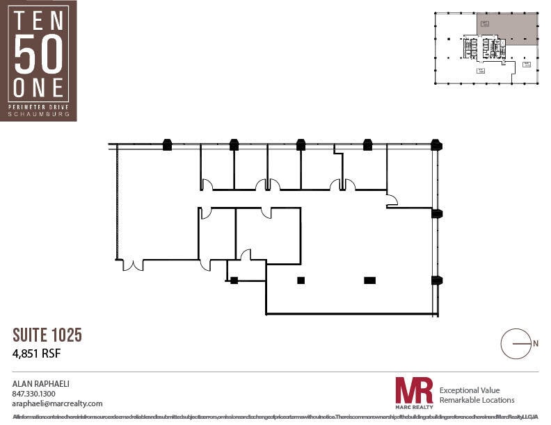 1051 Perimeter Dr, Schaumburg, IL for lease Floor Plan- Image 1 of 8