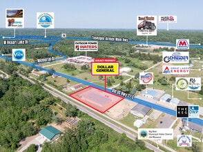 10464 Old US 27 S Hwy, Gaylord, MI - AERIAL map view - Image1