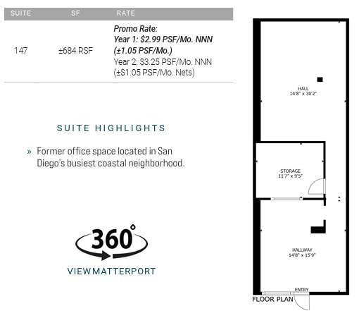 4110-4190 Mission Blvd, San Diego, CA for lease Floor Plan- Image 1 of 1