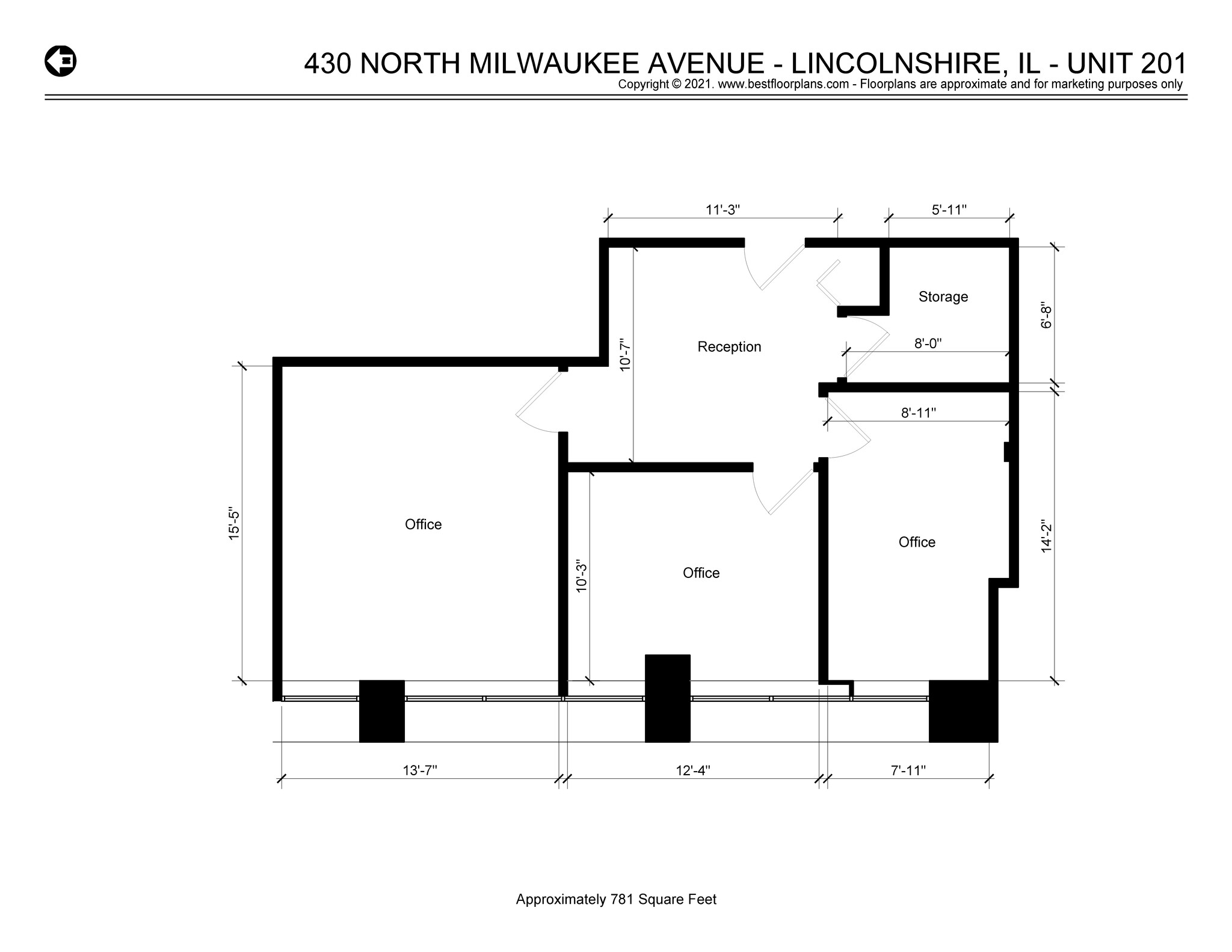 430 Milwaukee Ave, Lincolnshire, IL for lease Building Photo- Image 1 of 1