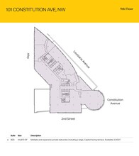 101 Constitution Ave NW, Washington, DC for lease Floor Plan- Image 1 of 1