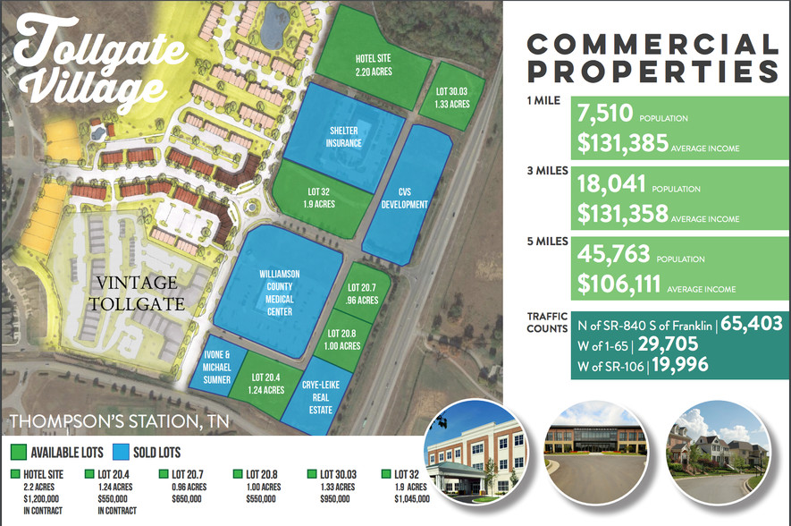 0 Columbia Pike, Thompsons Station, TN for sale - Primary Photo - Image 1 of 1