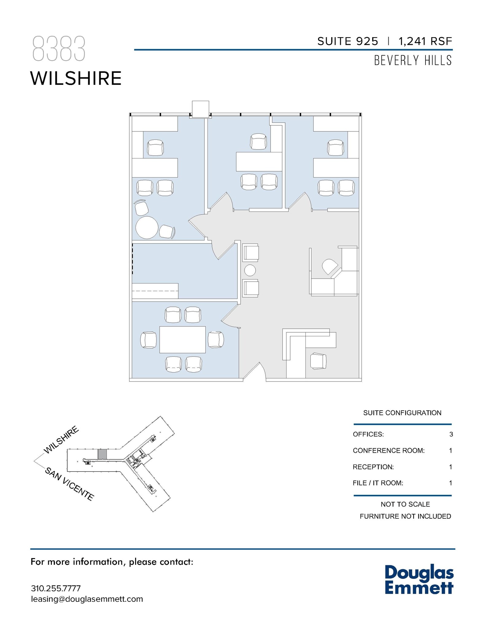 8383 Wilshire Blvd, Beverly Hills, CA for lease Floor Plan- Image 1 of 1