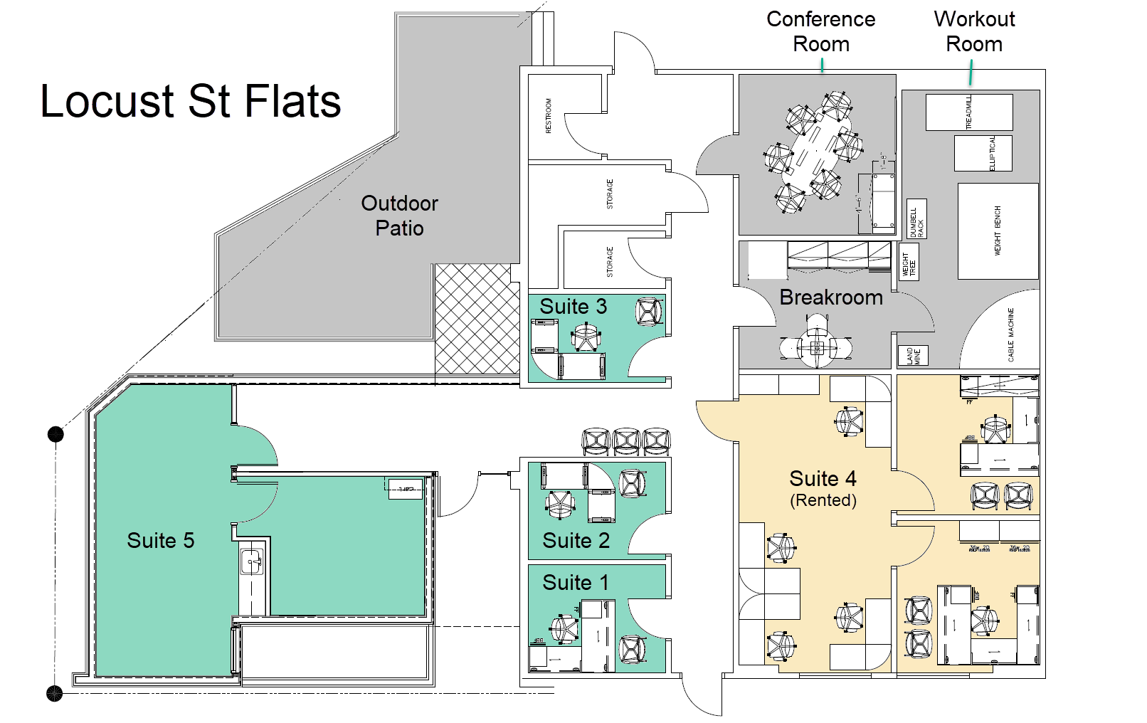 101 Locust St, Hickman, NE for lease Floor Plan- Image 1 of 4