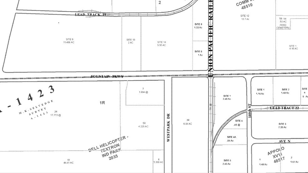 906-910 Fountain Pky, Grand Prairie, TX for lease - Plat Map - Image 3 of 3