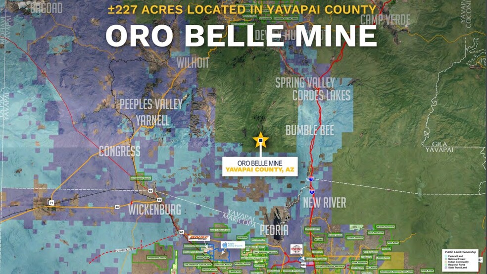 Oro Belle Mine, Crown King, AZ for sale - Primary Photo - Image 1 of 1