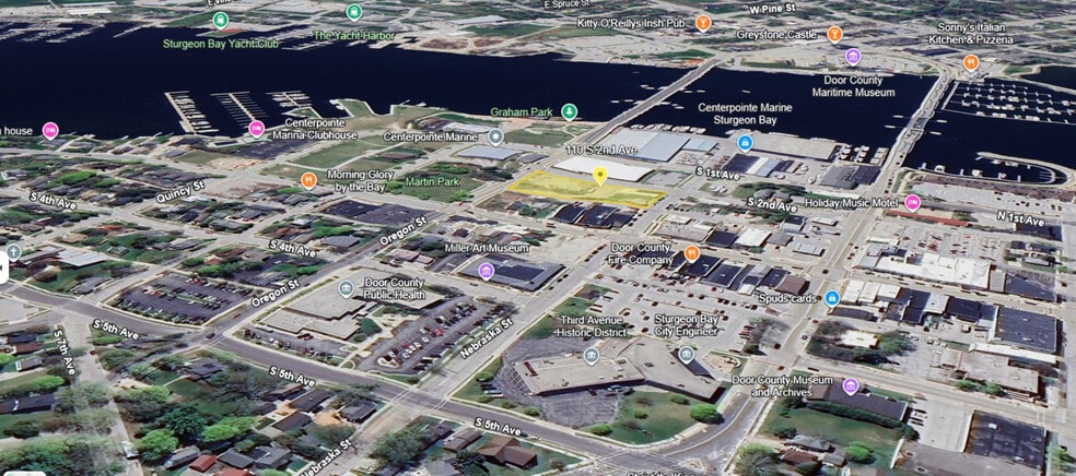 110 S 2nd Ave, Sturgeon Bay, WI for sale - Aerial - Image 2 of 13