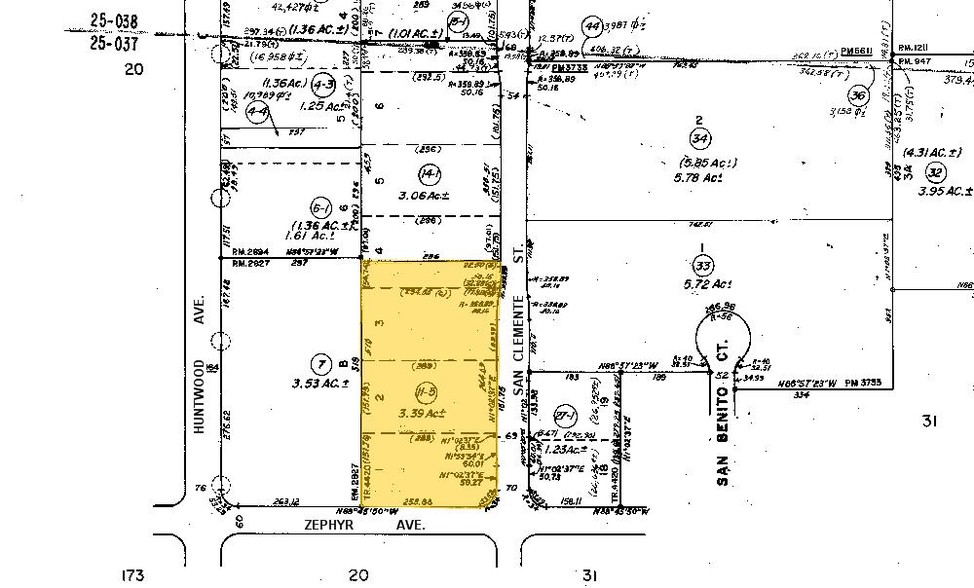 30971-30991 San Clemente St, Hayward, CA for lease - Plat Map - Image 3 of 4