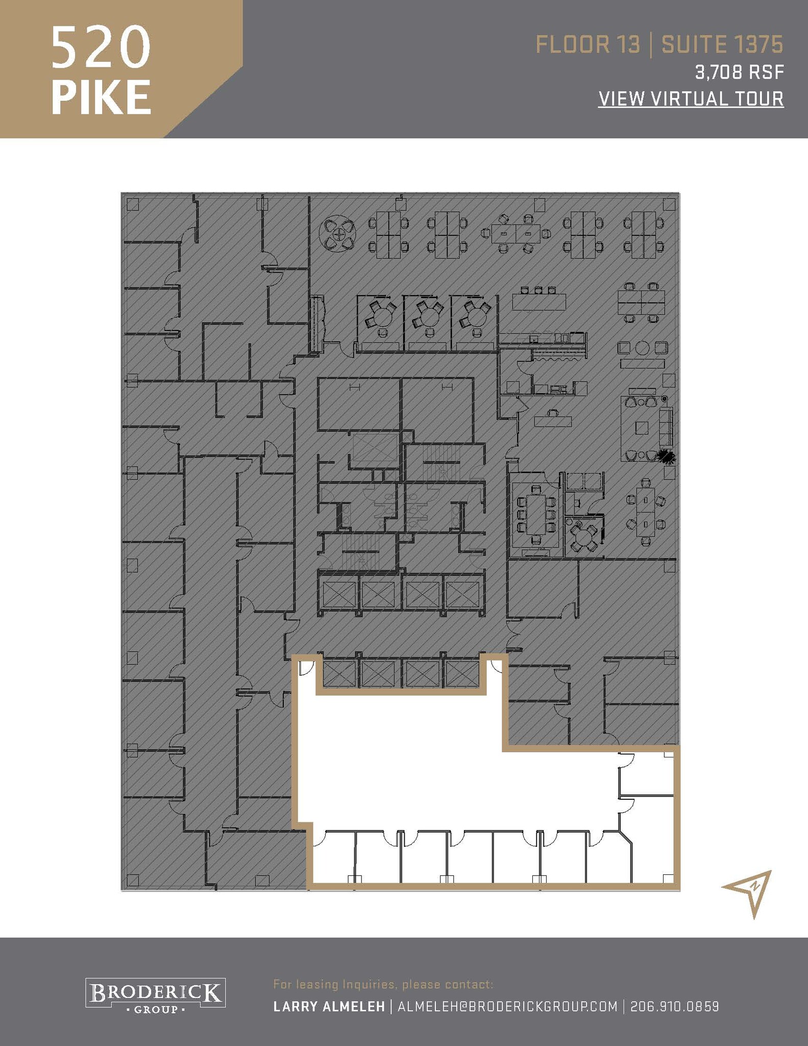 520 Pike St, Seattle, WA for lease Floor Plan- Image 1 of 1