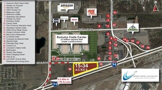 More details for 15 Acres Wick Rd, Romulus, MI - Land for Sale