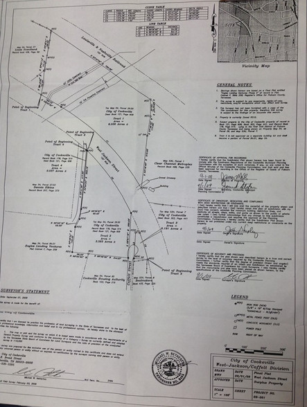 W Jackson St, Cookeville, TN for sale - Plat Map - Image 2 of 2