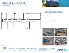 2625 Butterfield Rd, Oak Brook, IL for lease Floor Plan- Image 1 of 2