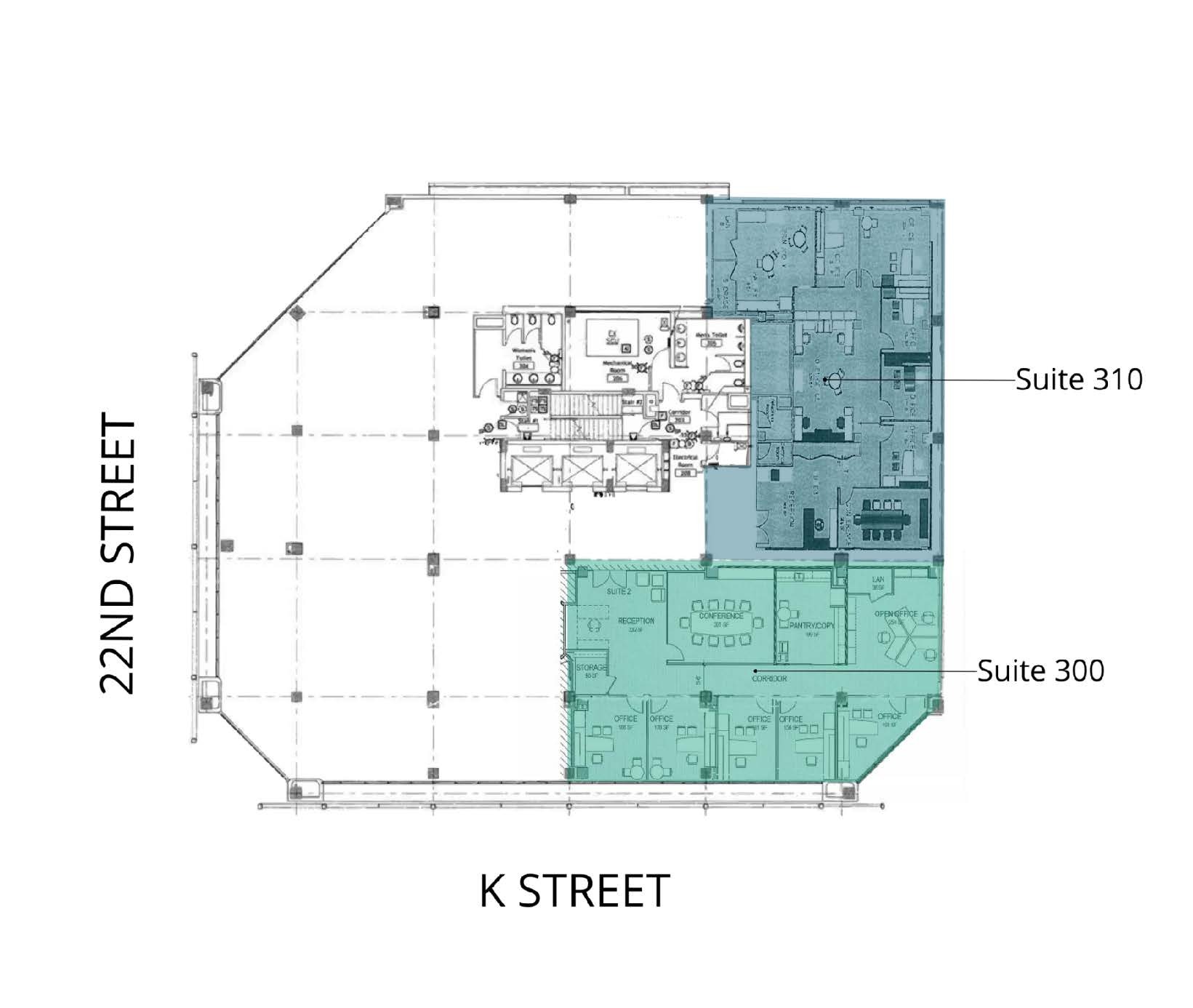 2175 K St NW, Washington, DC for lease Floor Plan- Image 1 of 1