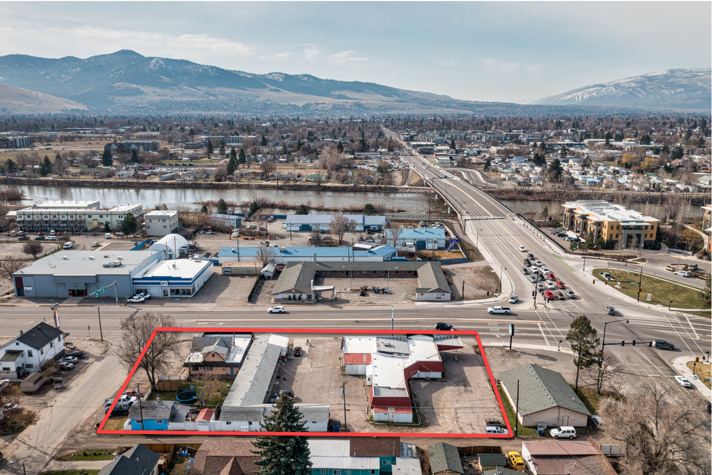 1440 W Broadway St, Missoula, MT for sale Aerial- Image 1 of 1