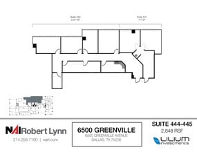 6500 Greenville Ave, Dallas, TX for lease Floor Plan- Image 2 of 2