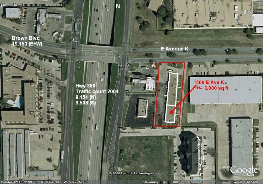 500-524 E Avenue K, Grand Prairie, TX for lease - Aerial - Image 2 of 2