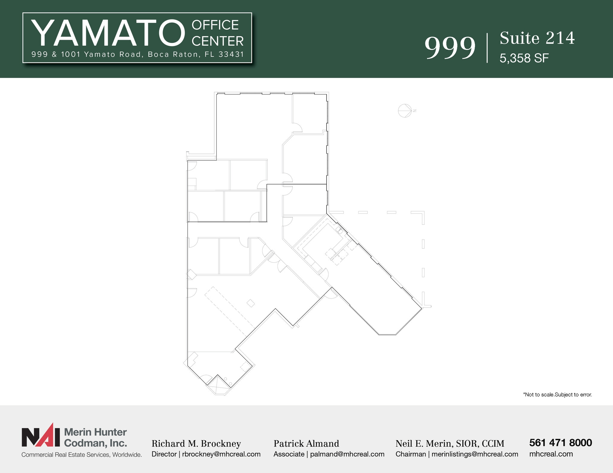 999 Yamato Rd, Boca Raton, FL for lease Floor Plan- Image 1 of 2
