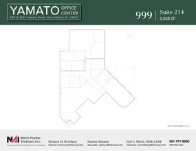 999 Yamato Rd, Boca Raton, FL for lease Floor Plan- Image 1 of 2