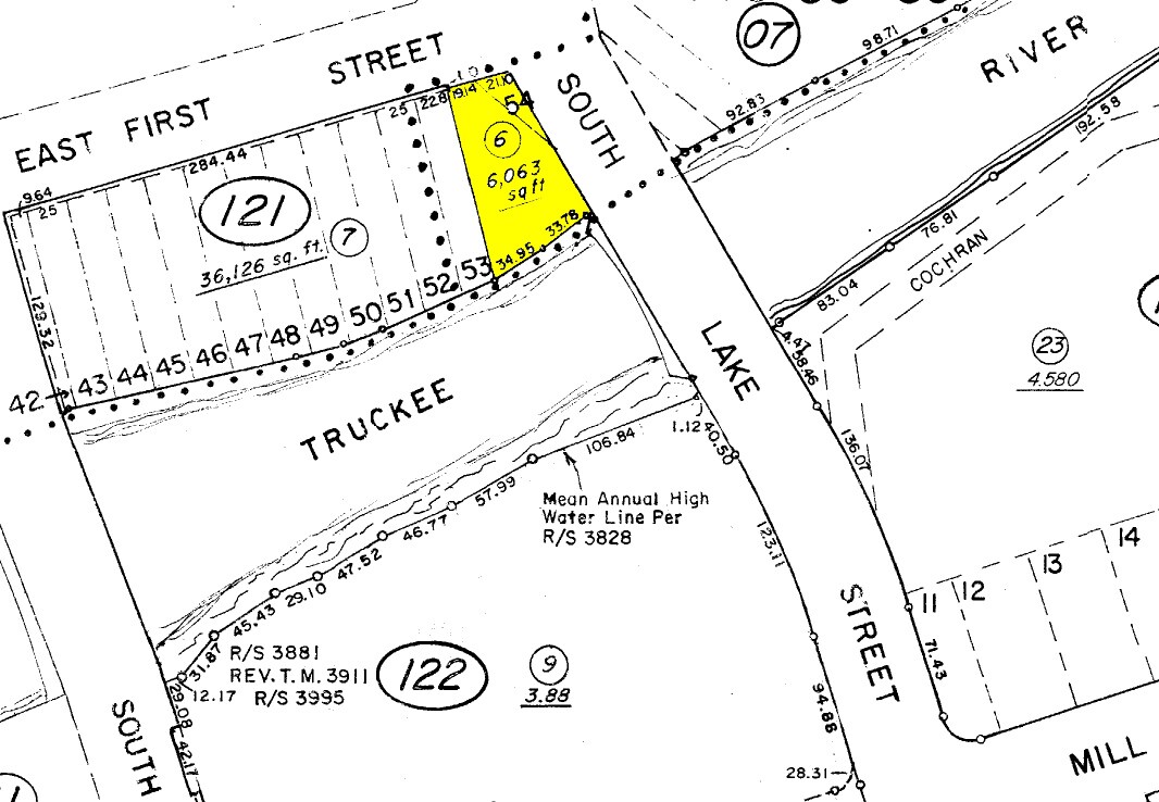 180 E 1st St, Reno, NV for sale Plat Map- Image 1 of 1