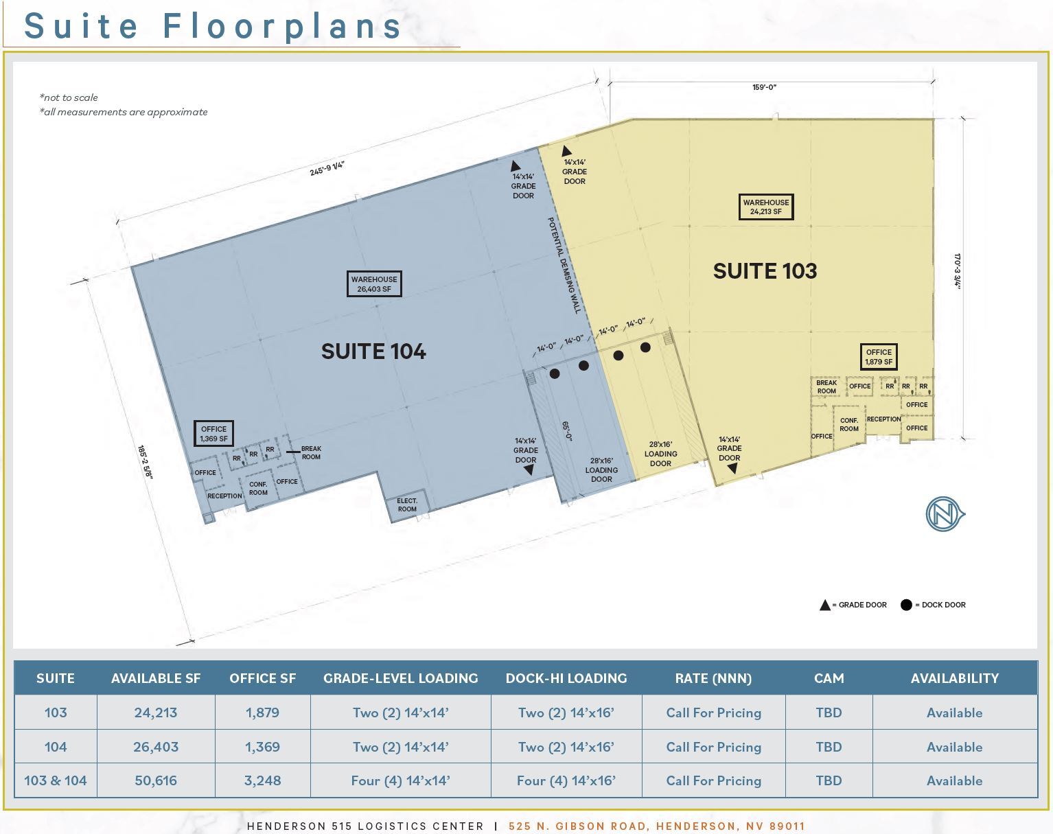 North Gibson Rd, Henderson, NV 89011 Henderson 515 Logistics Center