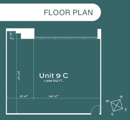 37-12 Prince St, Flushing, NY 11354 - Unit 9C -  - Floor Plan - Image 1 of 1