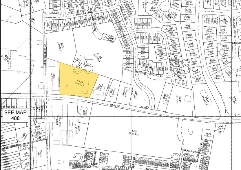 871 E Main St, Purcellville, VA for lease - Plat Map - Image 2 of 8