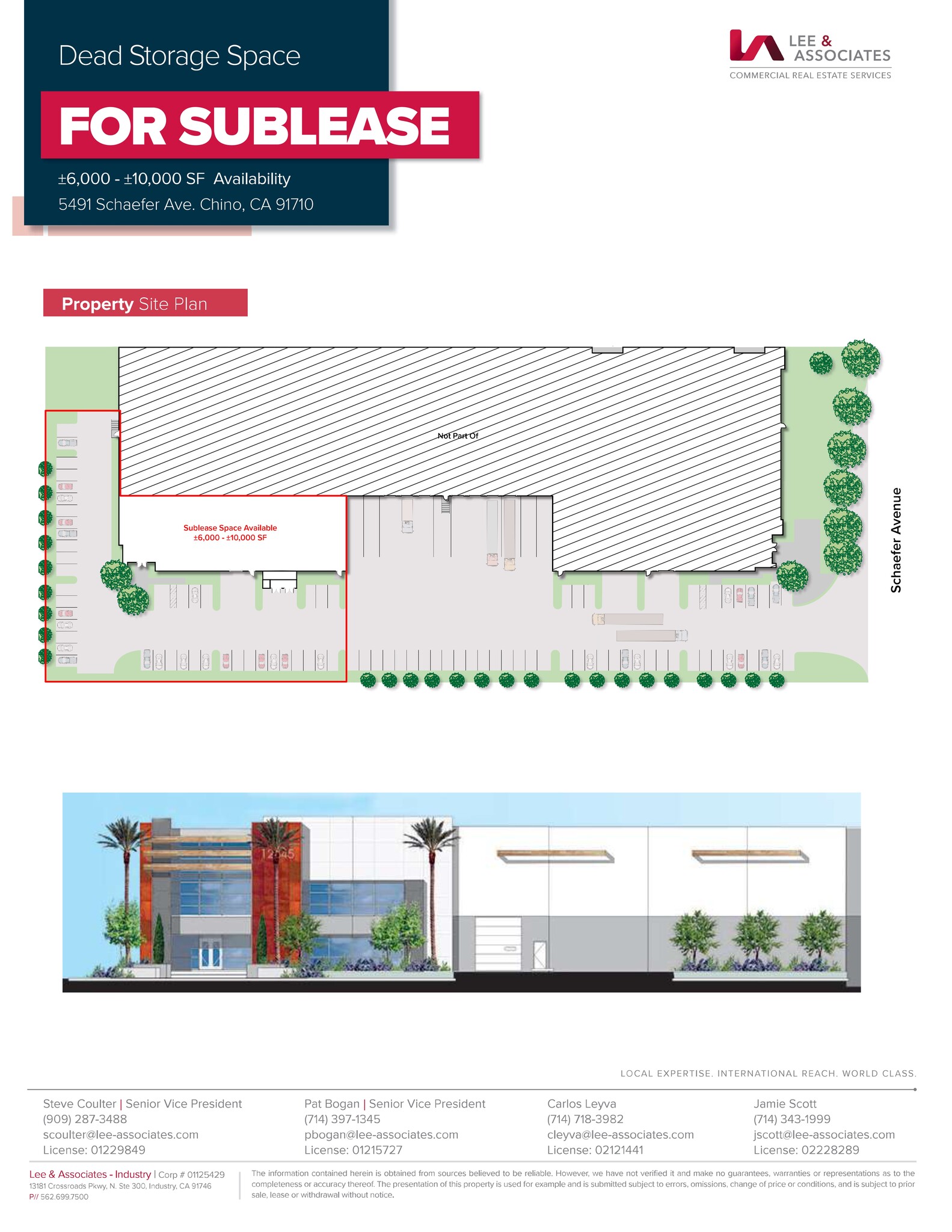 5491 Schaefer Ave, Chino, CA for lease Site Plan- Image 1 of 1