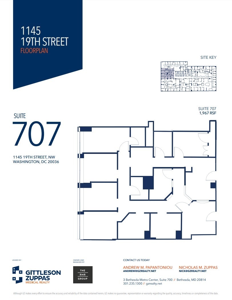 1145 19th St NW, Washington, DC for lease Floor Plan- Image 1 of 1
