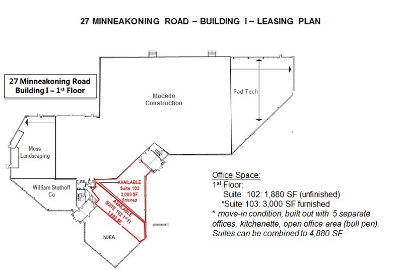 27 Minneakoning Rd, Flemington, NJ for lease - Floor Plan - Image 3 of 3