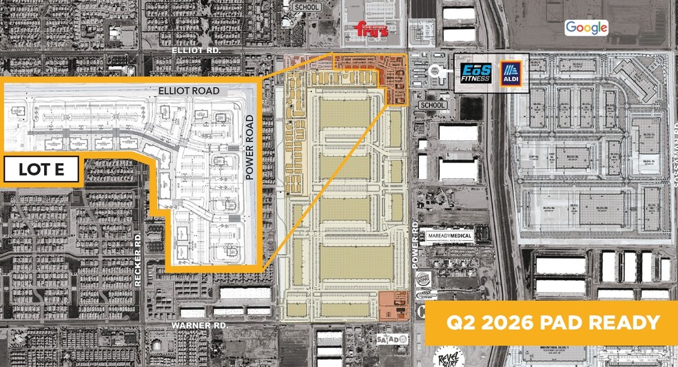 SWC Elliot Rd & Power Rd, Mesa, AZ for lease - Building Photo - Image 1 of 5