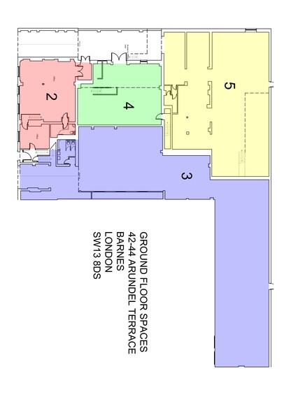 42-44 Arundel Ter, London for lease - Site Plan - Image 3 of 6