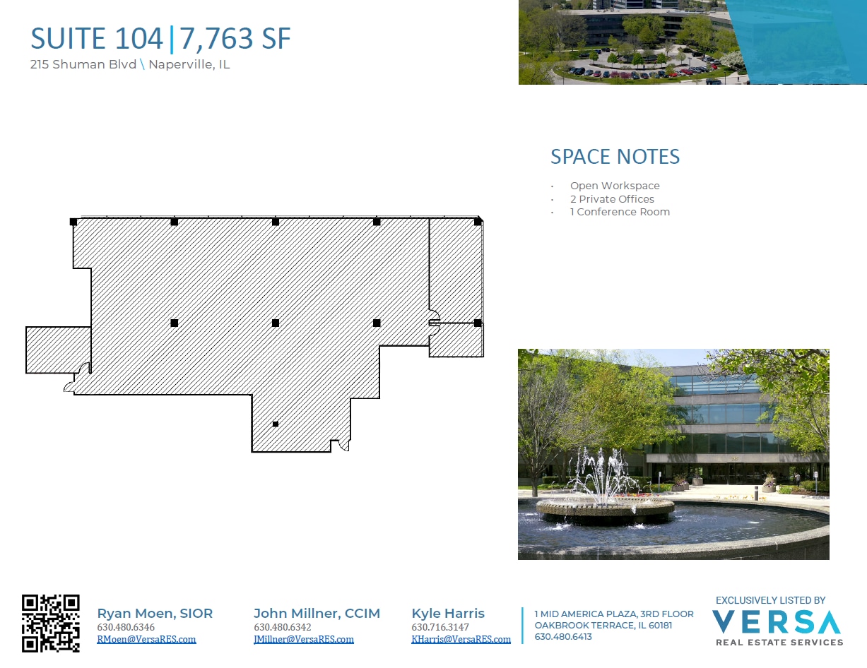 215 Shuman Blvd, Naperville, IL for lease Floor Plan- Image 1 of 1