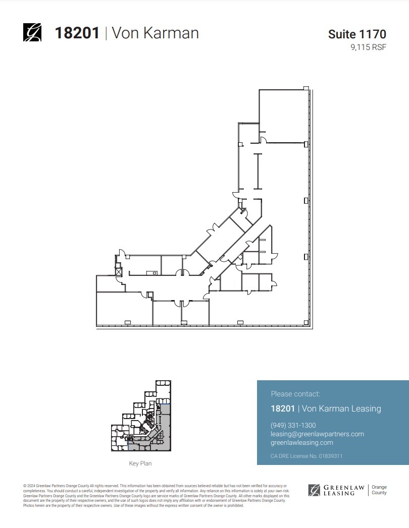 18301 Von Karman Ave, Irvine, CA for lease Floor Plan- Image 1 of 1