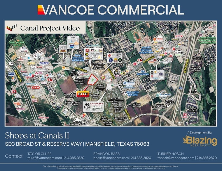 SEC Broad St & Reserve Way, Mansfield, TX for lease - Building Photo - Image 1 of 8