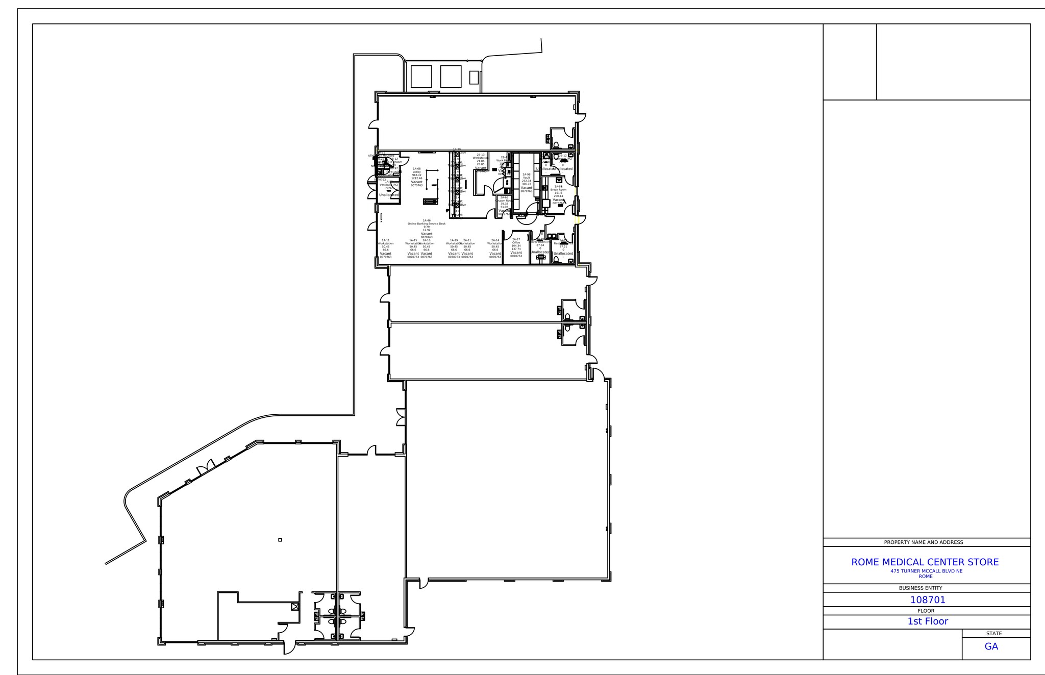 475 Turner McCall Blvd NE, Rome, GA for lease Site Plan- Image 1 of 1