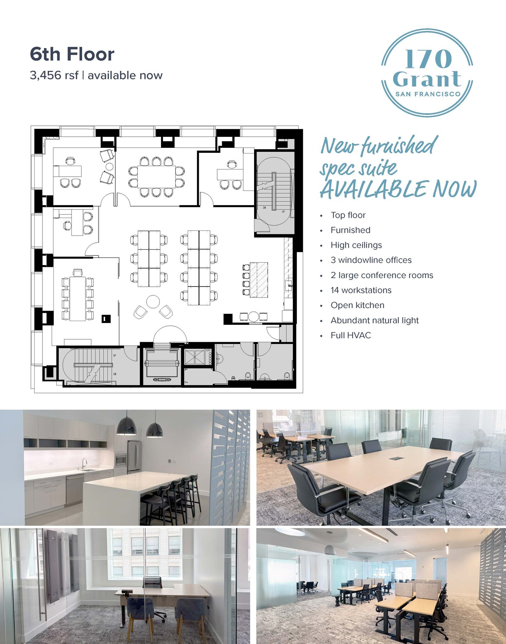 170 Grant Ave, San Francisco, CA for lease Floor Plan- Image 1 of 7