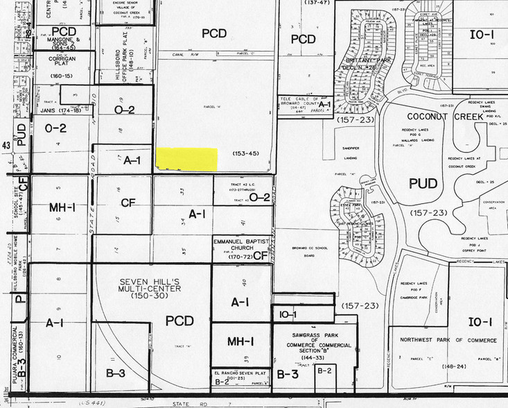 4801 Johnson Rd, Coconut Creek, FL for lease - Plat Map - Image 2 of 6