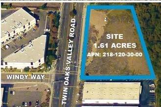 N Twin Oaks Valley Rd, San Marcos, CA - AERIAL  map view - Image1