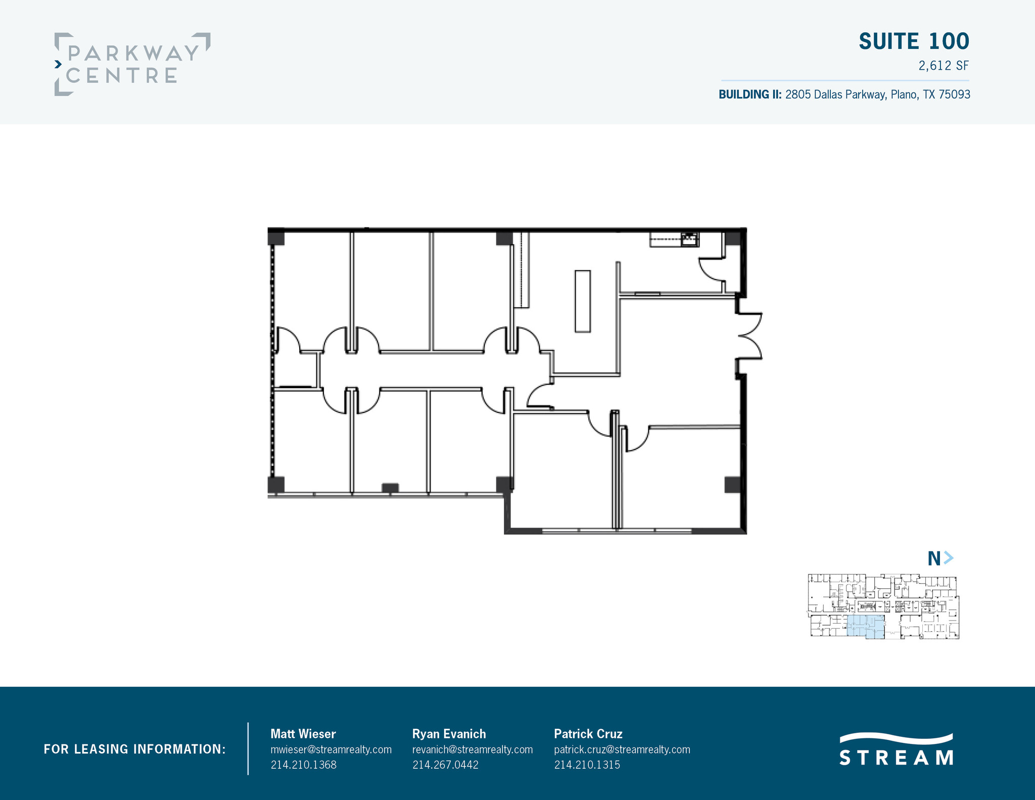 2805 Dallas Pkwy, Plano, TX for lease Floor Plan- Image 1 of 1