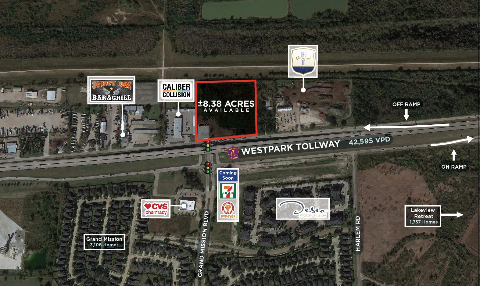 FM 1093, Richmond, TX for sale Aerial- Image 1 of 1