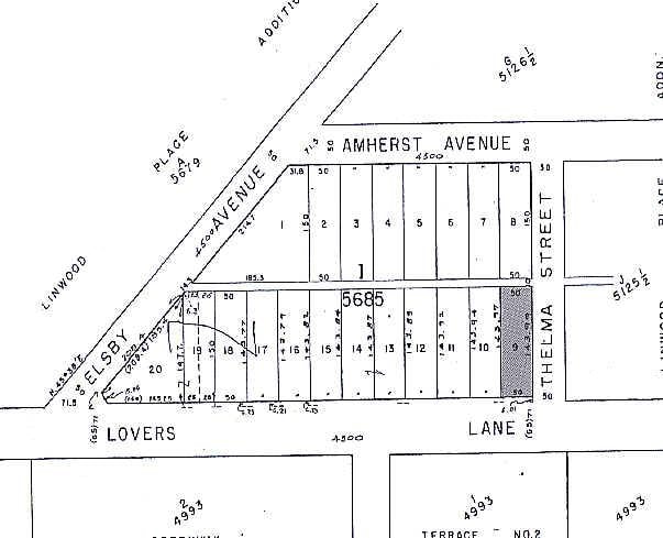 4555 W Lovers Ln, Dallas, TX for sale - Plat Map - Image 2 of 7