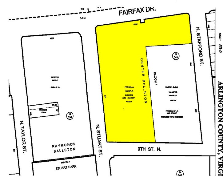 901 N Stuart St, Arlington, VA for lease - Plat Map - Image 2 of 25