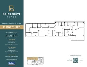 17855 N Dallas Pky, Dallas, TX for lease Floor Plan- Image 1 of 2