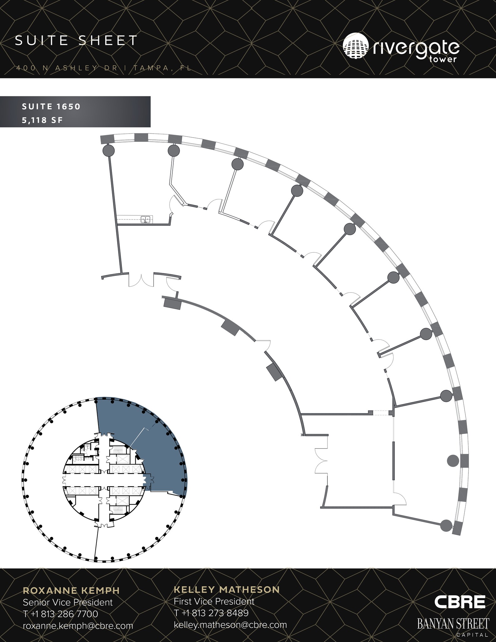 400 N Ashley Dr, Tampa, FL for lease Site Plan- Image 1 of 2