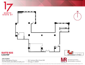 17 N State St, Chicago, IL for lease Floor Plan- Image 1 of 11