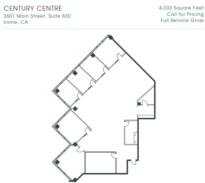 2601-2603 Main St, Irvine, CA for lease Floor Plan- Image 1 of 1